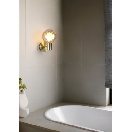 Searchlight - Wandlamp LUMINSPHERE 1xG9/7W/230V messing