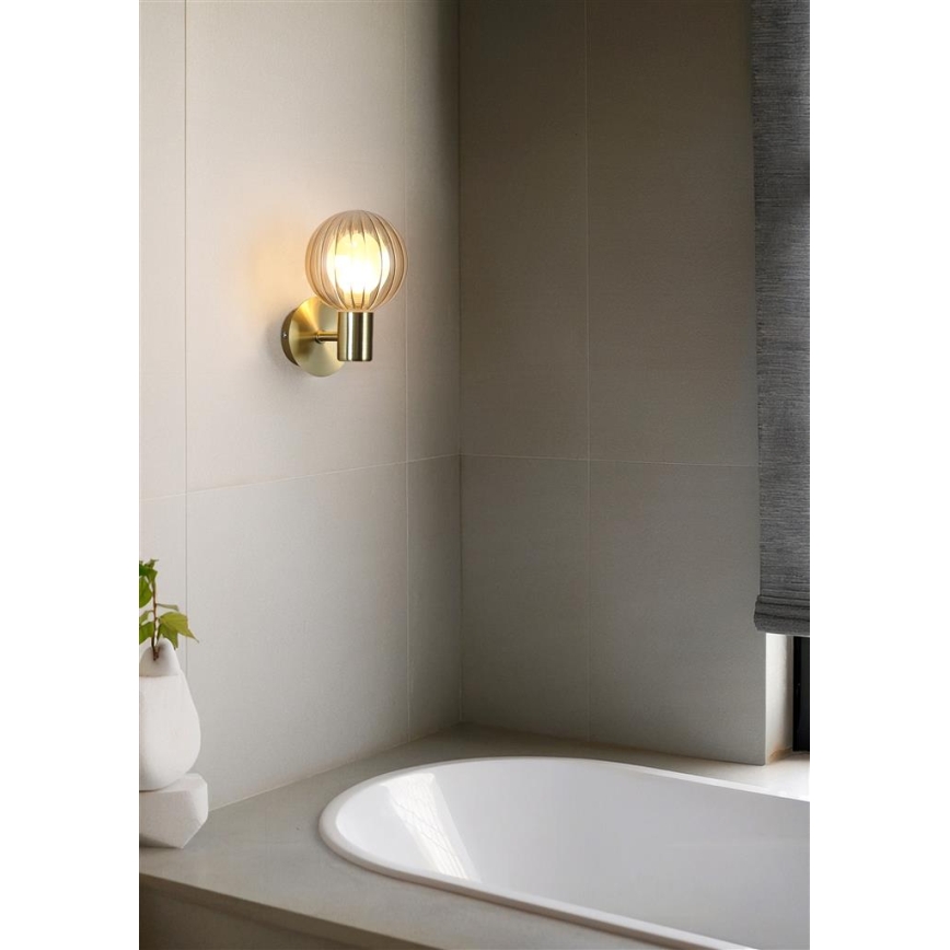 Searchlight - Wandlamp LUMINSPHERE 1xG9/7W/230V messing