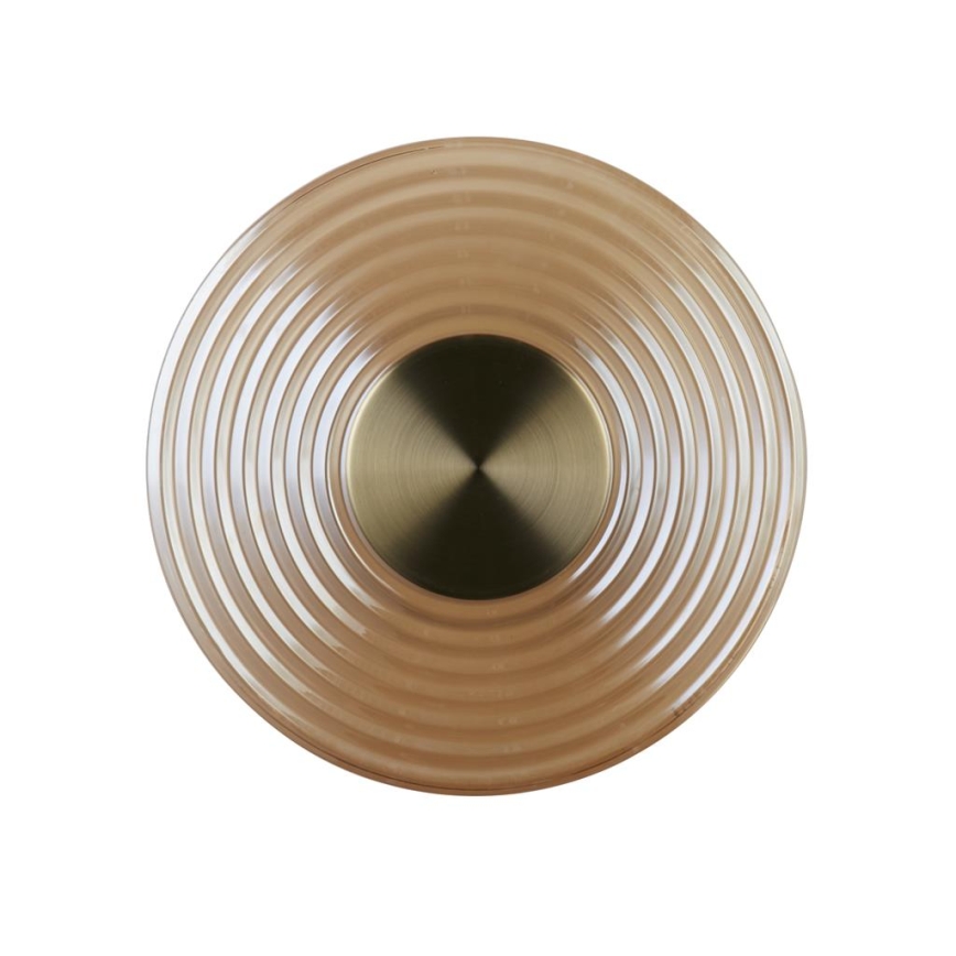 Searchlight - LED-dimbare wandlamp CLEO LED/9,4W/230V, messing