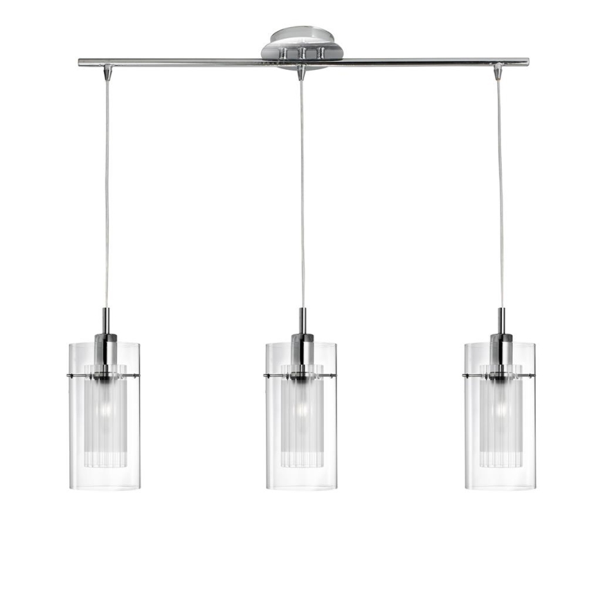 Searchlight - Hanglamp aan een koord DUO 3xE14/60W/230V glanzend chroom