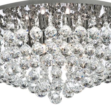 Searchlight - Kristallen plafondlamp HANNA 8xG9/33W/230V