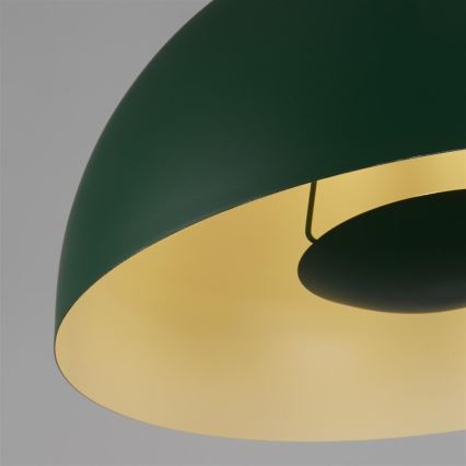 Searchlight - Hanglamp aan kabel MARS 1xE27/60W/Ø 25 cm groen