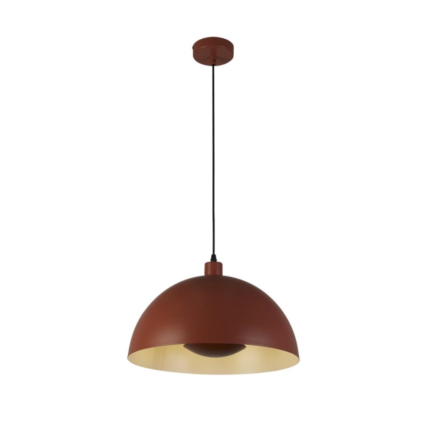 Searchlight - Hanglamp aan kabel MARS 1xE27/60W/230V Ø 25 cm baksteenrood