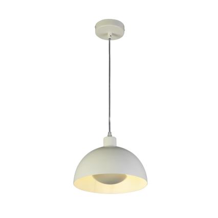 Searchlight - Hanglamp aan kabel MARS 1xE27/60W/230V diameter 40 cm crème