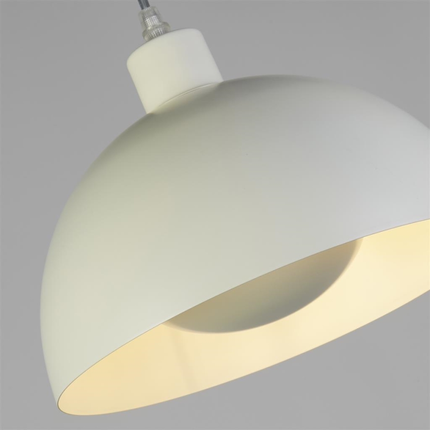 Searchlight - Hanglamp aan kabel MARS 1xE27/60W/230V diameter 40 cm crème
