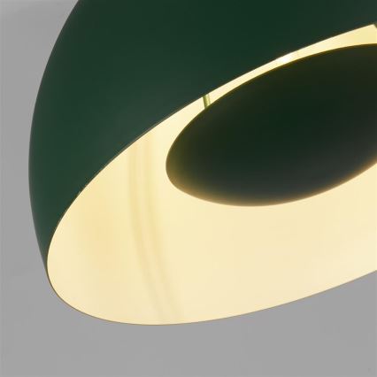 Searchlight - Kabelhanglamp MARS 1xE27/60W/230V Ø 40 cm groen