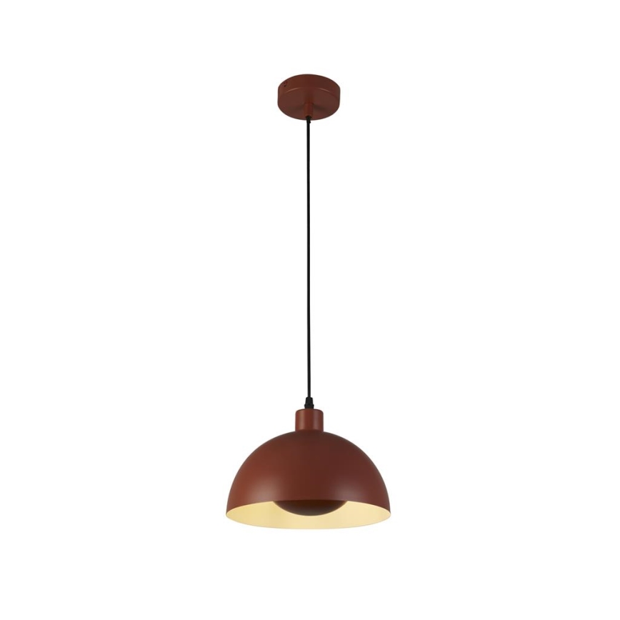 Searchlight - Hanglamp met kabel MARS 1xE27/60W/230V Ø 40 cm baksteenrood