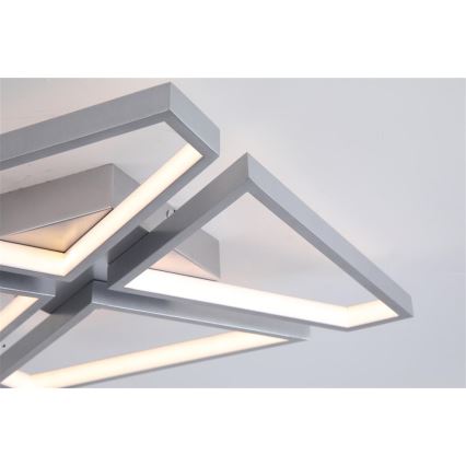 Searchlight - LED dimbare plafondlamp QUATRO LED/29W/230V 40x40 cm