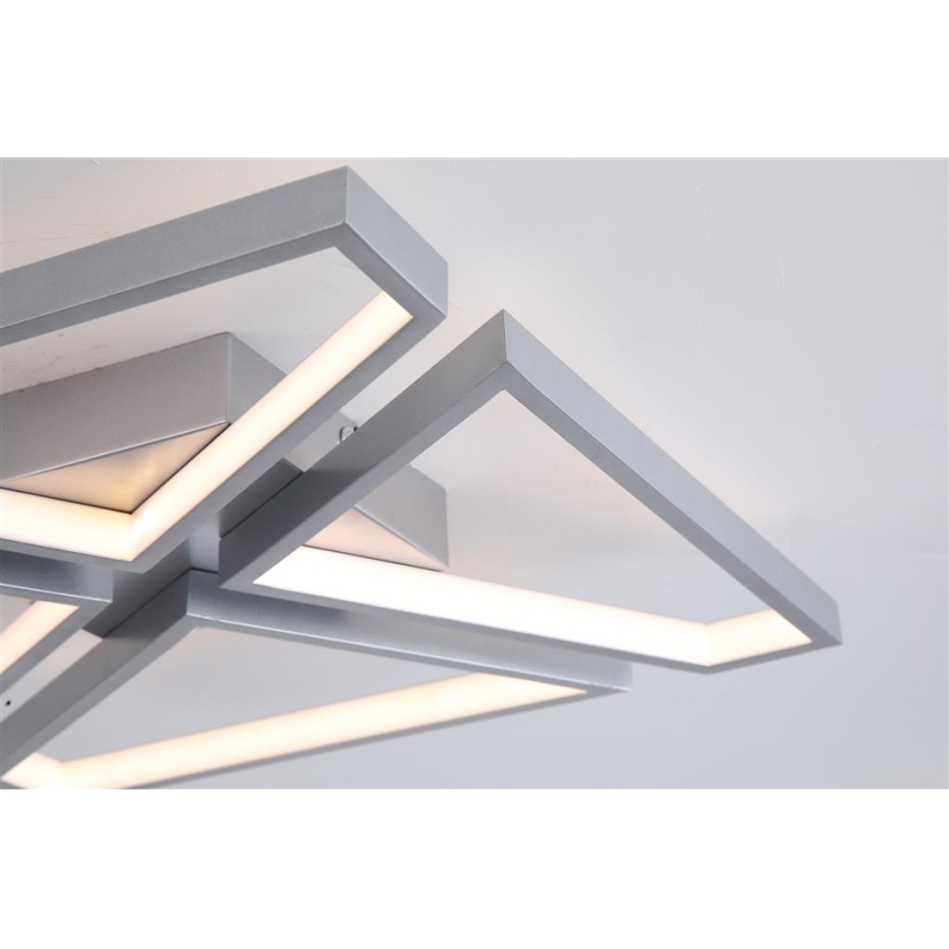 Searchlight - LED dimbare plafondlamp QUATRO LED/29W/230V 40x40 cm