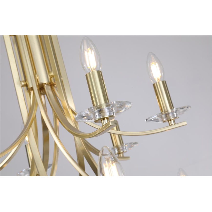 Searchlight - Kroonluchter aan ketting ASCONA 12xE14/60W/230V