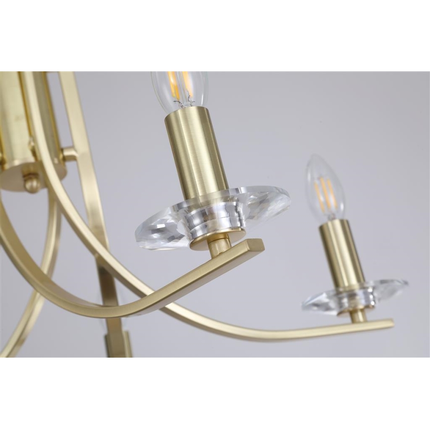 Searchlight - Kroonluchter aan ketting ASCONA 5xE14/60W/230V