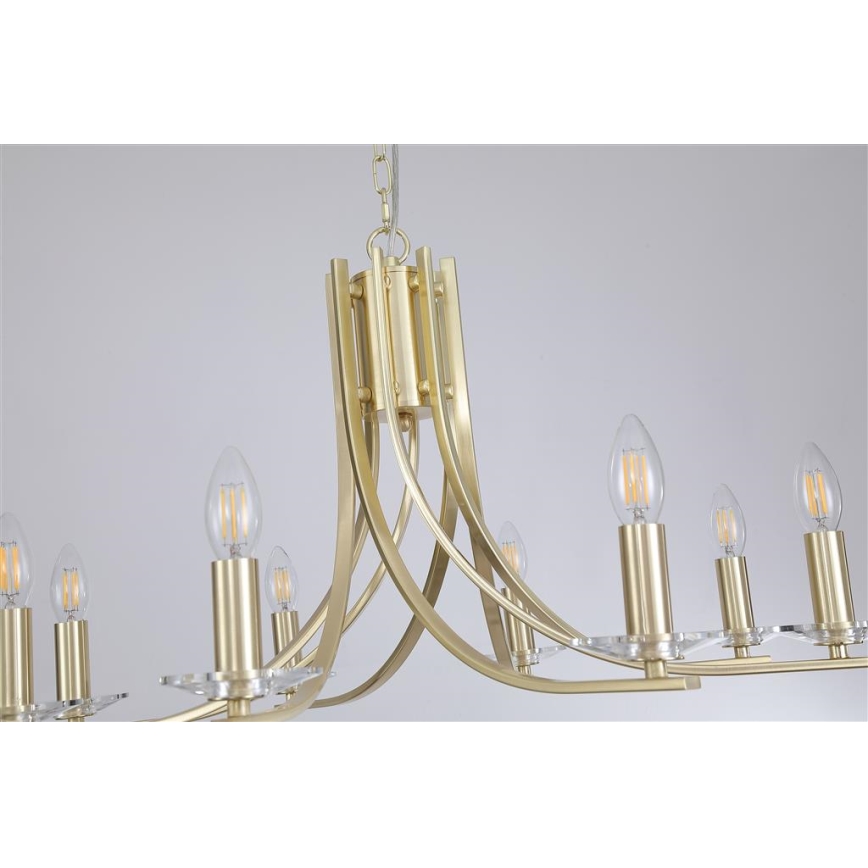 Searchlight - Kroonluchter met ketting ASCONA 8xE14/60W/230V