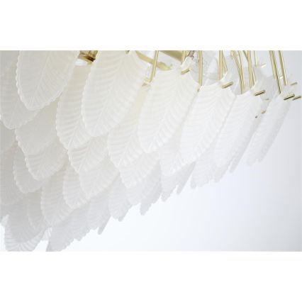 Searchlight - Kroonluchter aan ketting FEATHER 10xE14/60W/230V