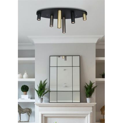 Searchlight - Plafondlamp TUBES 6xGU10/10W/230V 80x30 cm