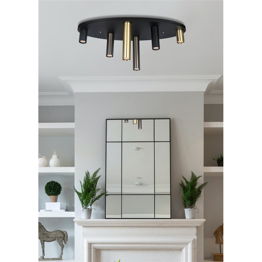 Searchlight - Plafondlamp TUBES 6xGU10/10W/230V 80x30 cm