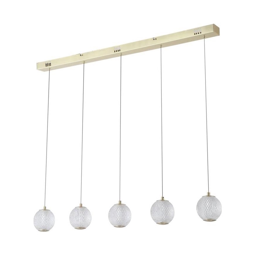 Searchlight - LED-hanglamp aan kabel ALLURE 5xLED/4,2W/230V