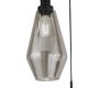 Searchlight - Hanglamp aan een koord MIA 3xE27/60W/230V zwart