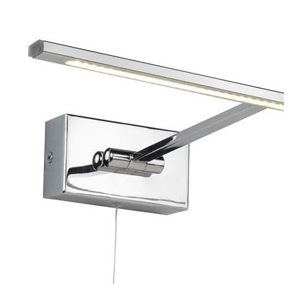 Searchlight - LED Schilderijverlichting LED/7,7W/230V glanzend chroom
