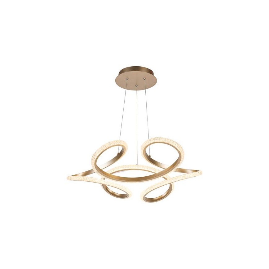 Searchlight - Dimbare LED-hanglamp aan kabel DOODLE LED/40W/230V messing