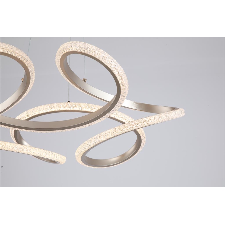 Searchlight - Dimbare LED-hanglamp aan kabel DOODLE LED/40W/230V messing