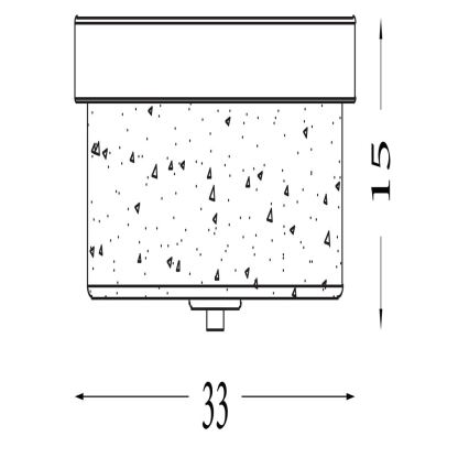 Searchlight - Badkamerplafondlamp PRESTON 2xE27/60W/230V IP44 Ø 33 cm zilver