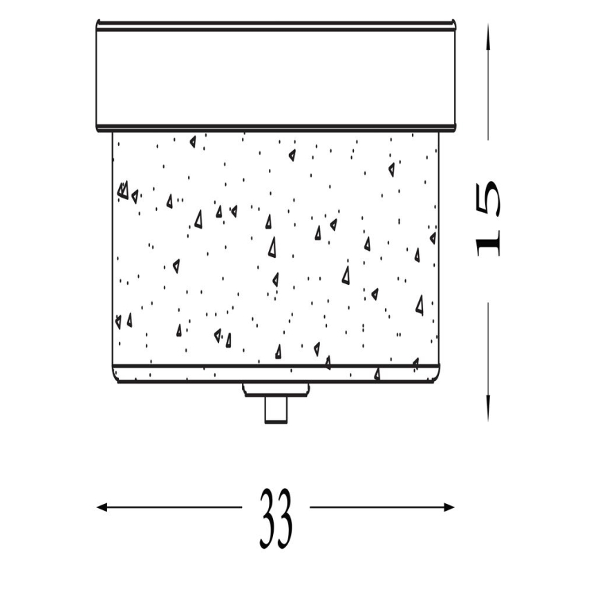 Searchlight - Badkamerplafondlamp PRESTON 2xE27/60W/230V IP44 Ø 33 cm zilver