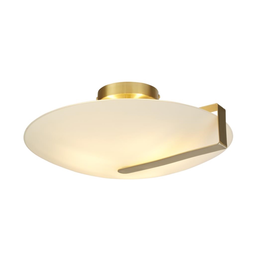 Searchlight - Plafondlamp SUNDIAL 3xE27/40W/230V goudkleurig