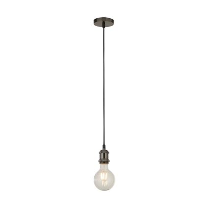 Searchlight - Pendellamp met kabel SUSPENSION 1xE27/60W/230V antraciet