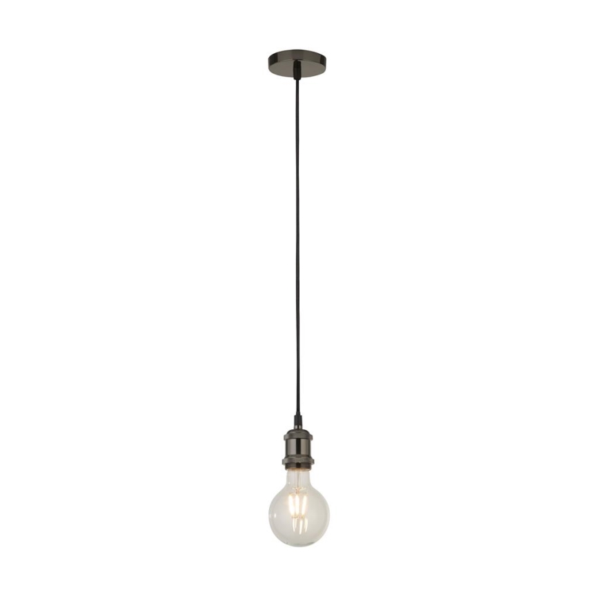 Searchlight - Pendellamp met kabel SUSPENSION 1xE27/60W/230V antraciet