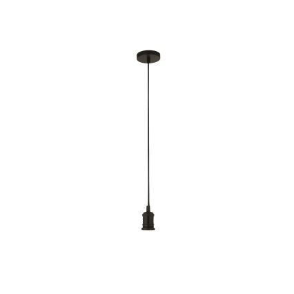 Searchlight - Hanglamp aan kabel SUSPENSION 1xE27/60W/230V zwart
