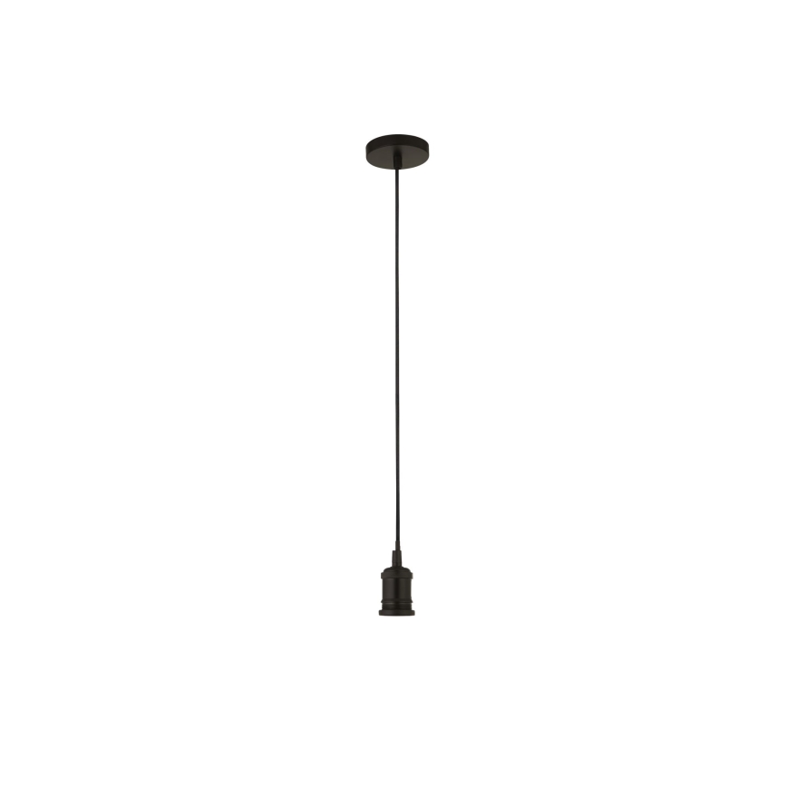 Searchlight - Hanglamp aan kabel SUSPENSION 1xE27/60W/230V zwart