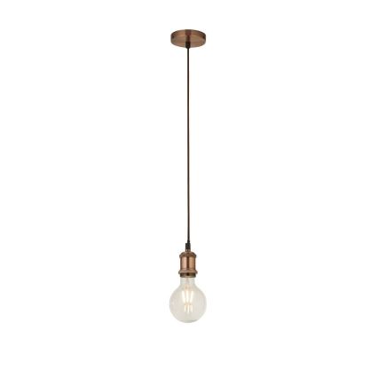 Searchlight - Koperen hanglamp met kabel SUSPENSION 1xE27/60W/230V