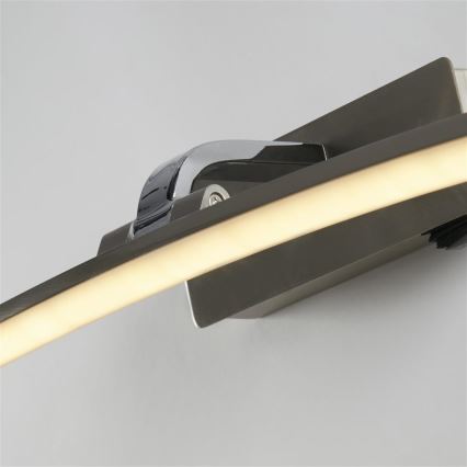 Searchlight - LED-schilderijlamp SANTORINI LED/10,88W/230V zilverkleurig