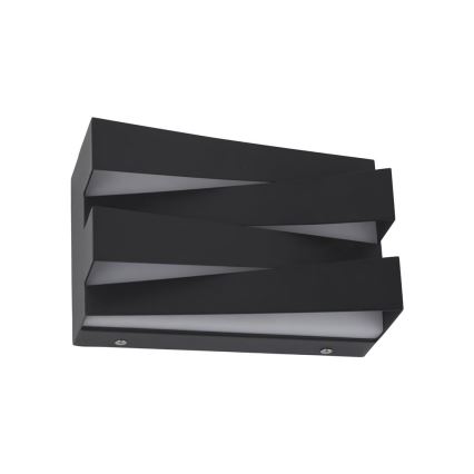 Searchlight - LED Wandlamp SECTION LED/18W/230V zwart