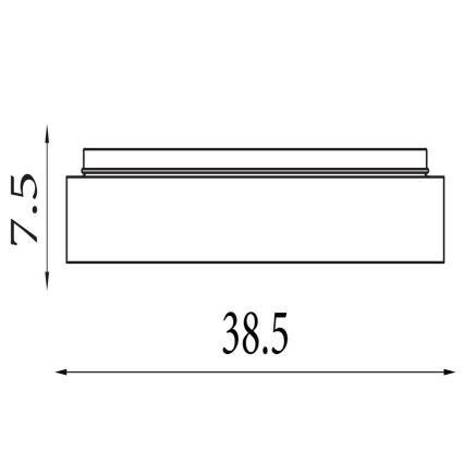 Searchlight - LED dimbare plafondlamp POLKA LED/24W/230V + LED/6W Ø 38,5 cm bruin
