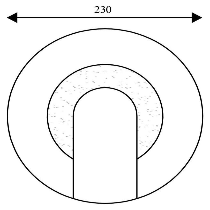 Searchlight - LED Wandlamp TARGET LED/7W/230V goudkleurig