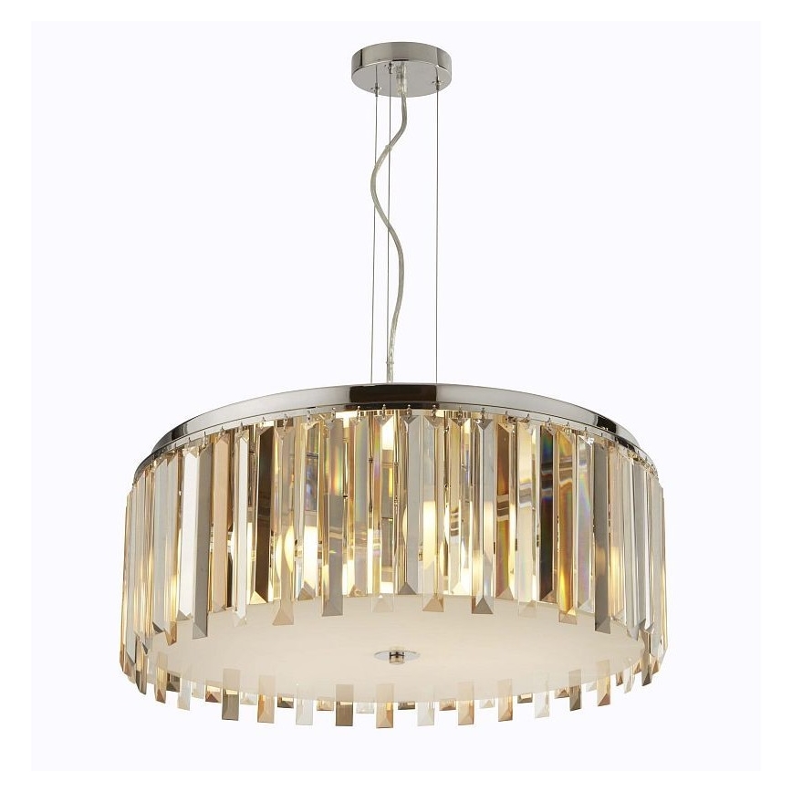 Searchlight 9835-5CC - Kristallen kroonluchter aan koord CLARISSA 5xE14/40W/230V