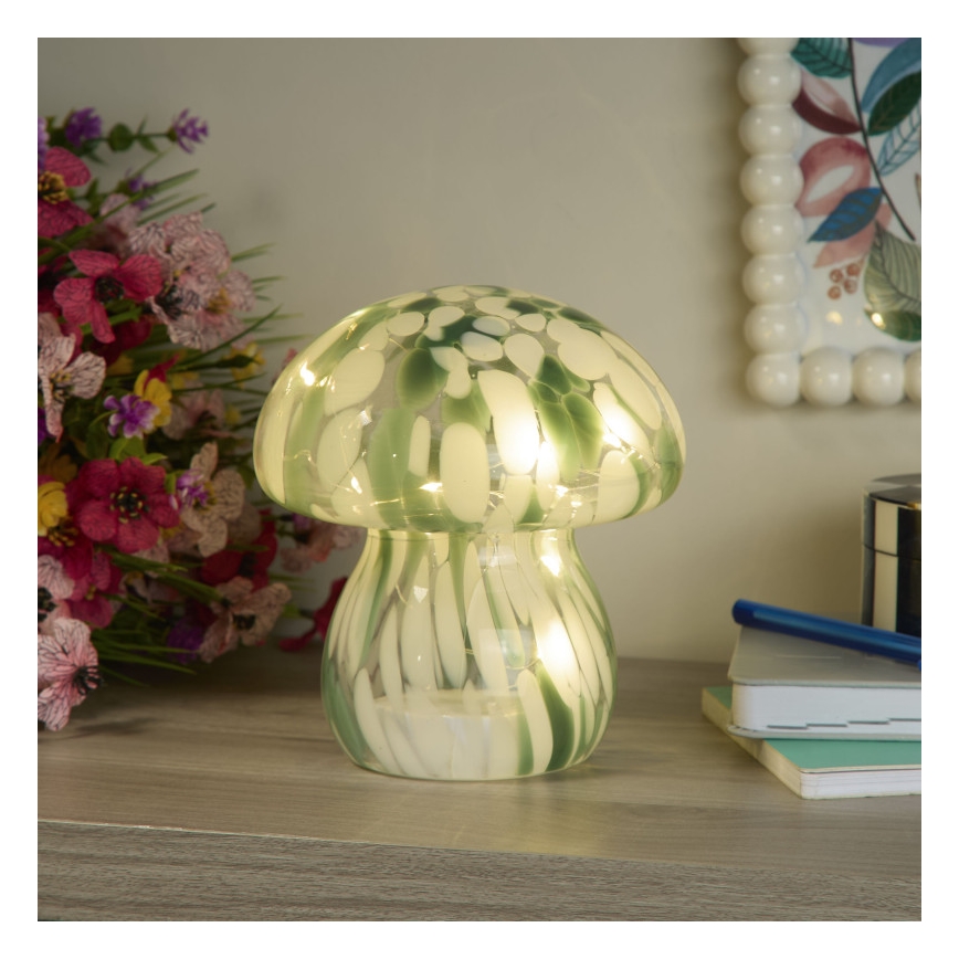 Searchlight - LED-tafellamp AMELIA LED/0,2W/230V groen