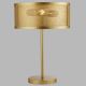 Searchlight - Tafellamp FISHNET 2xE27/60W/230V gouden