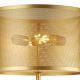 Searchlight - Vloerlamp FISHNET 2xE27/60W/230V gouden