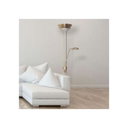 Searchlight - Dimbare staande lamp MOTHILD 1xR7s/14W+1xG9/8W/230V