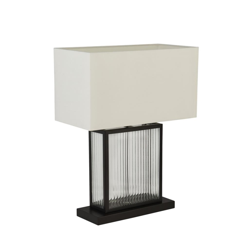 Searchlight - Tafellamp CLARENDON 1xE27/60W/230V zwart