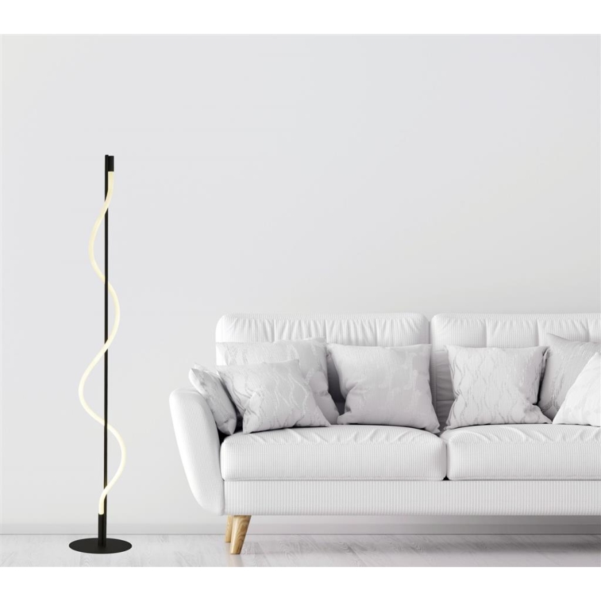 Searchlight - LED dimbare vloerlamp REMY LED/20W/230V zwart