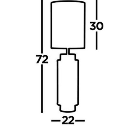 Searchlight - Tafellamp FLASK 1xE27/60W/230V groen