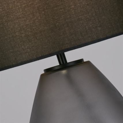 Searchlight - Tafellamp DEVON 1xE27/60W/230V zwart