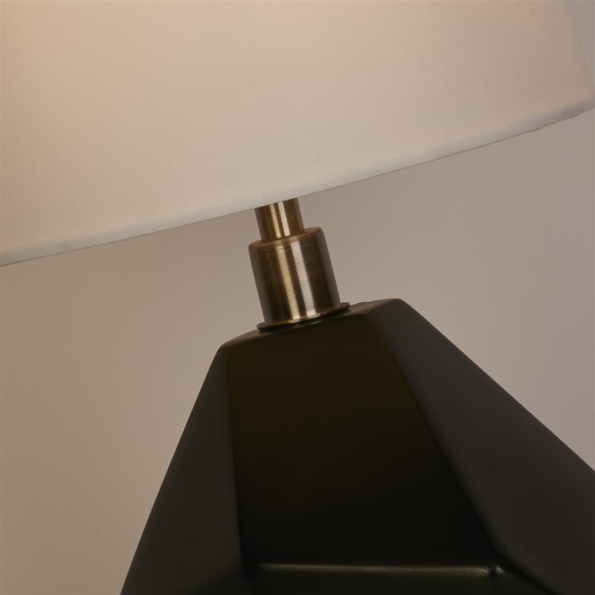 Searchlight - Tafellamp APEX 1xE27/60W/230V zwart/grijs