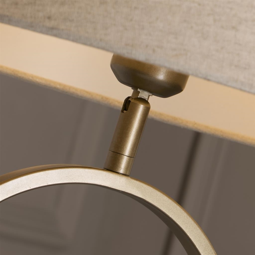 Searchlight - Tafellamp MODISH 1xE27/60W/230V crème