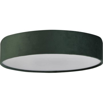 Searchlight - Groene plafondlamp DRUM 3xE27/60W/230V