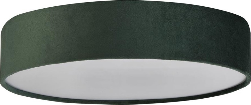 Searchlight - Groene plafondlamp DRUM 3xE27/60W/230V