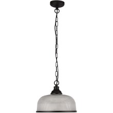 Searchlight - Hanglamp aan een ketting HIGHWORTH 1xE27/60W/230V zwart